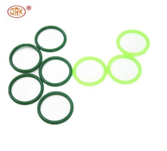 Grüner gut verlängerte Dichtungen FDA Wras LFGB Zertifizierte Lebensmittel Silikon O-Ring mit Temperatur -60-350 Grad