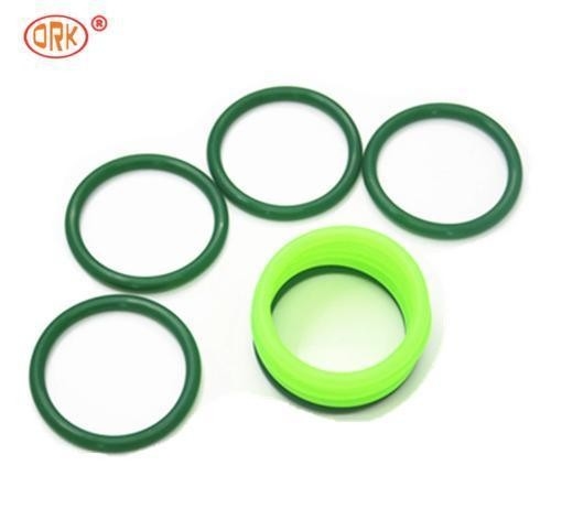 Grüner gut verlängerte Dichtungen FDA Wras LFGB Zertifizierte Lebensmittel Silikon O-Ring mit Temperatur -60-350 Grad