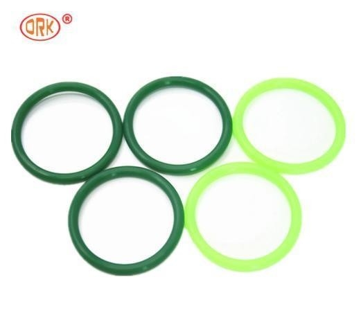 Grüner gut verlängerte Dichtungen FDA Wras LFGB Zertifizierte Lebensmittel Silikon O-Ring mit Temperatur -60-350 Grad
