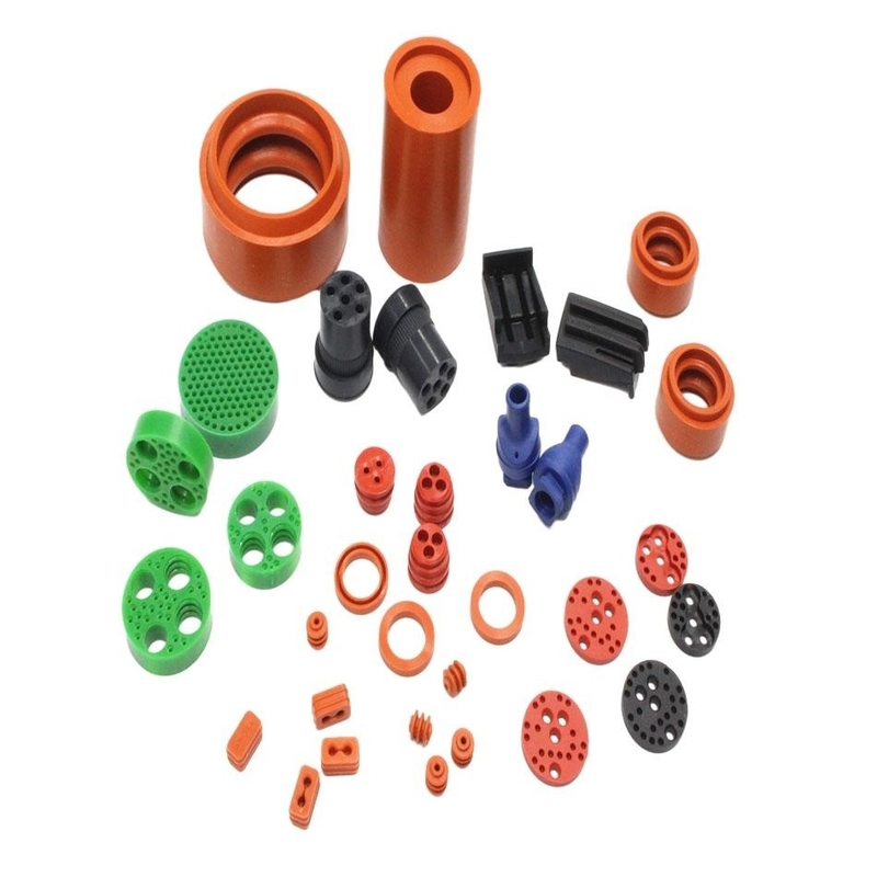 Direkt angepasste, medizinische Lebensmittelqualität Silicone Teile mit 20-90 Shore A Härtebereich