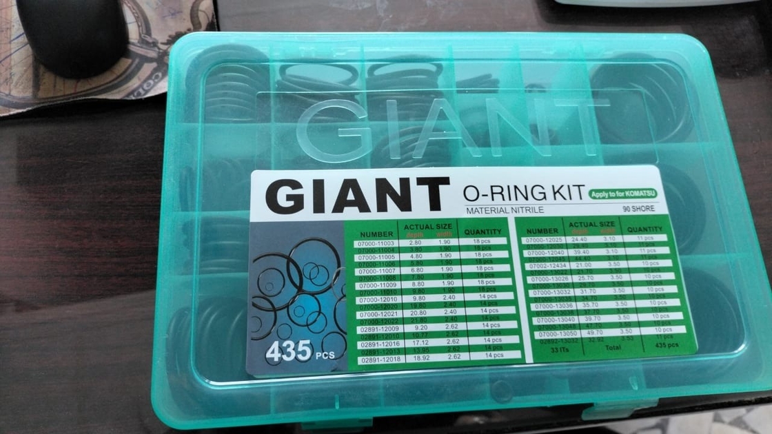 Nachgebildeter professioneller NBR Gummi-O-Ring-Siegel-Set für Industriezwecke