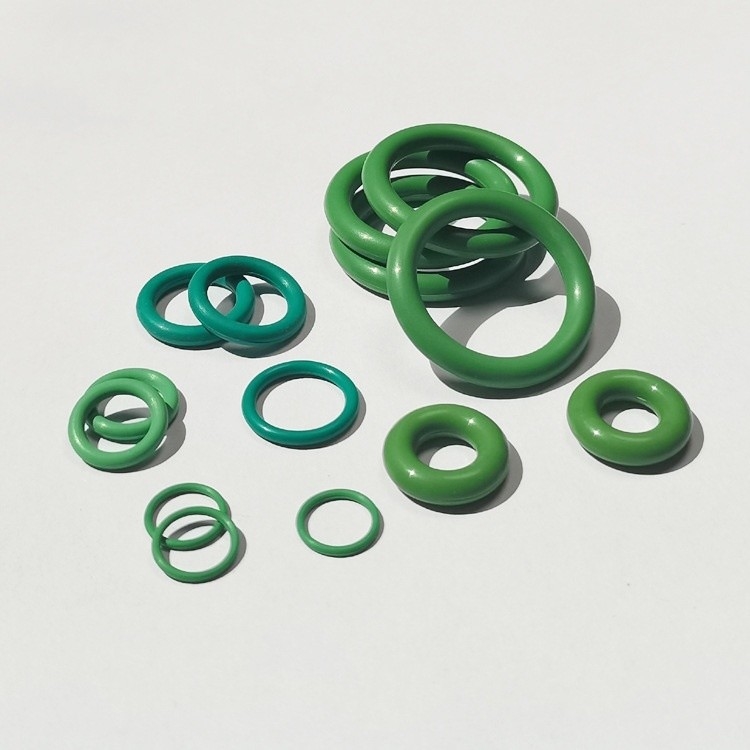 Anpassungsgröße Temperaturbeständiger O-Ring aus grünem Fluorgummi für Autosiegel