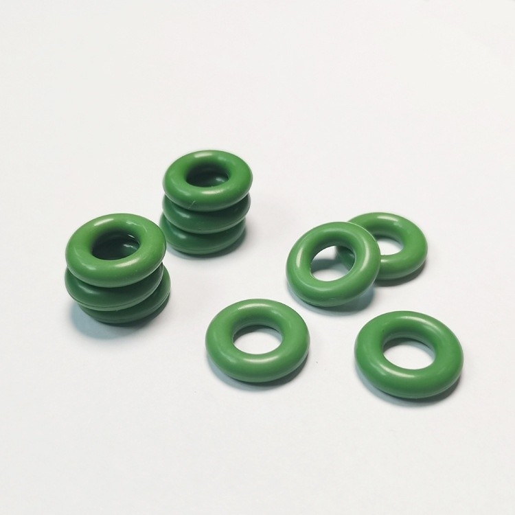 Anpassungsgröße Temperaturbeständiger O-Ring aus grünem Fluorgummi für Autosiegel