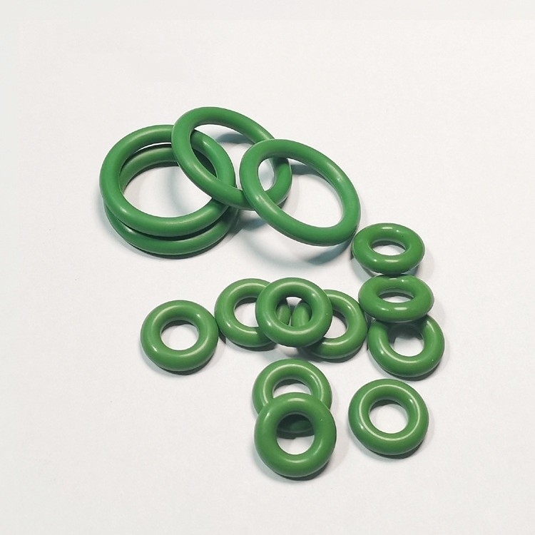 Anpassungsgröße Temperaturbeständiger O-Ring aus grünem Fluorgummi für Autosiegel