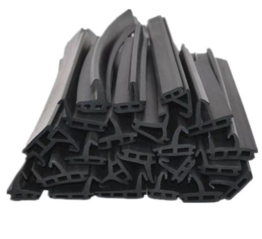 Schwarzer Silicone-Gummi-Türdichtband für Aluminiumfenster, Öldruckwiderstand