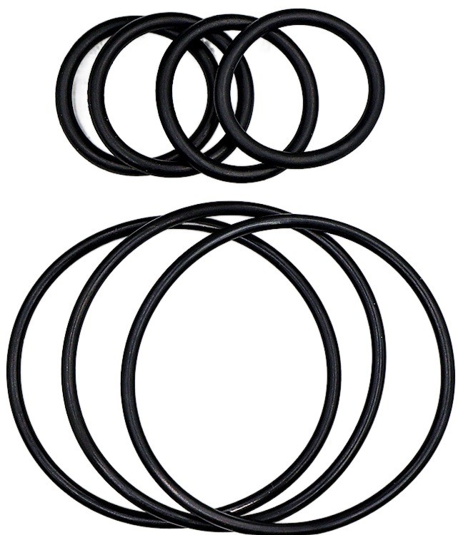 Industrielle O-Ring-Dichtungen in verschiedenen Größen und Materialien für verschiedene Anwendungen