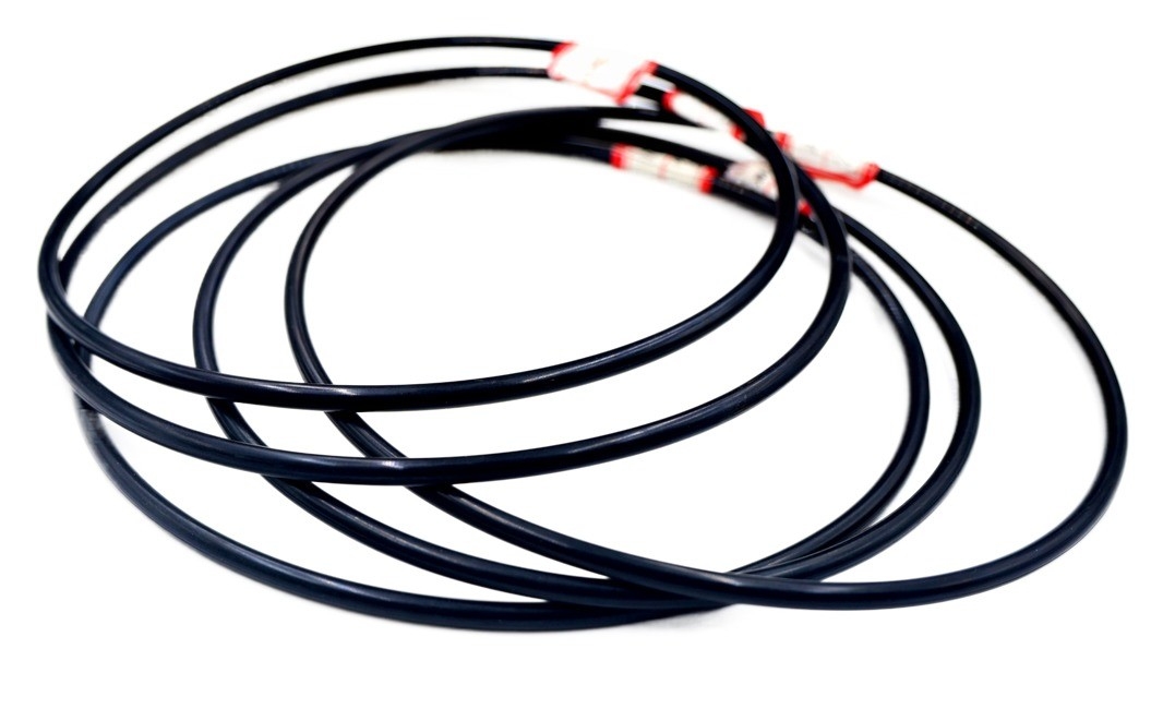 30-90 Shore A EPDM/NBR/FKM/Silikonfarbene große Fluor-O-Ring-Dichtung für Luftkompressor