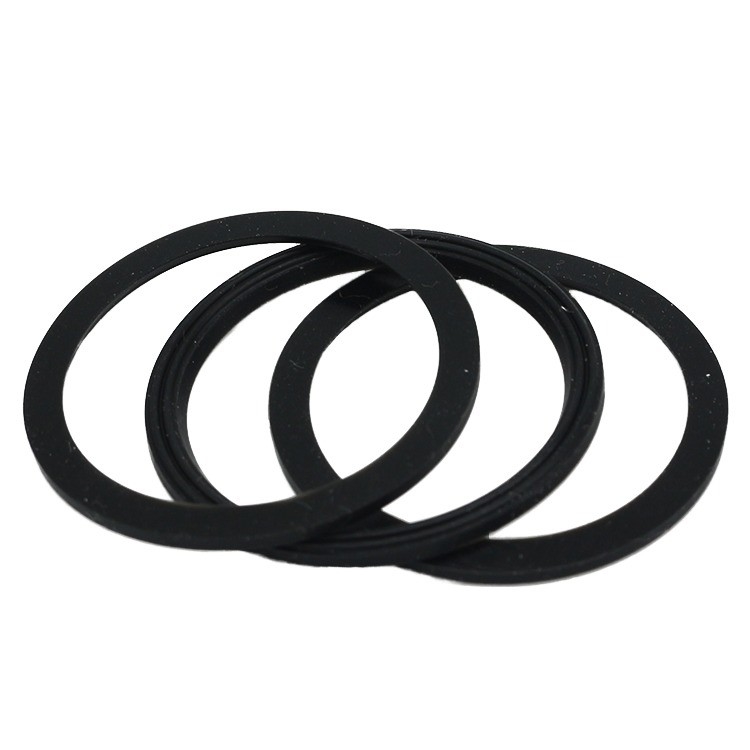 Standard-Rund-Glanz-Dünn-Flachdicht-Dichtungs-Dichtungswascher mit CE Oem/odm Gummi Epdm Fkm Sbr Nr