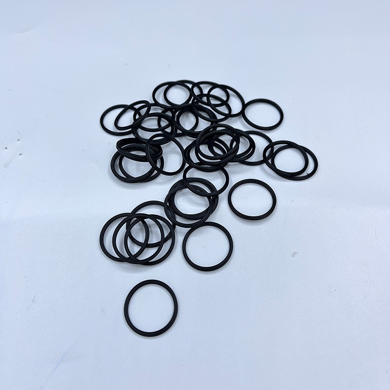O-Ringe in Lebensmittelqualität aus Silikon-Schwarz-Nitrilgummi für Versiegelung