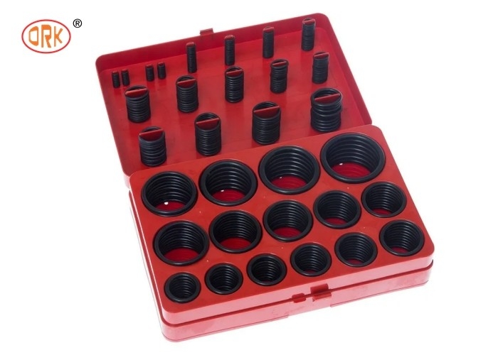 Gute Ölbeständigkeit Schwarze NBR 70 Shore A O-Ring Kit Box für Bagger Hydraulikzylinder