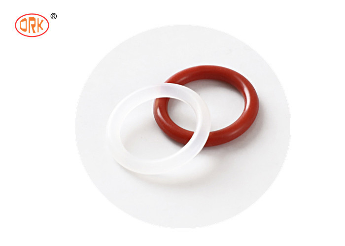 Langlebiger medizinischer Kautschuk Rot transparentes Silikon mit O-Ringgröße für staubfreie und stoßabsorbierende Anwendungen